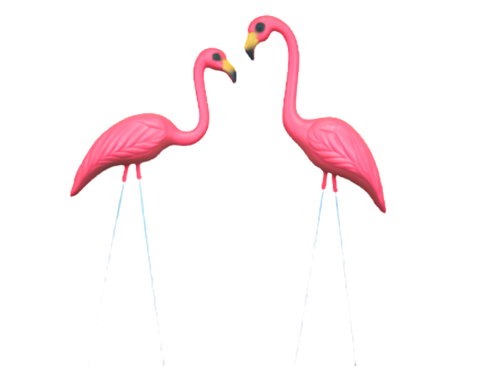 Black Flamingos – Lawn Decoration
