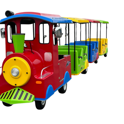 Trackless Train with Engineer