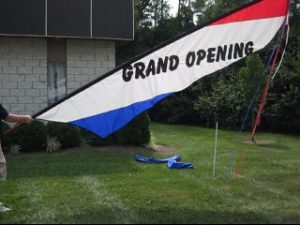 Wind Feather Sign - Grand Opening Rental Cincinnati Ohio