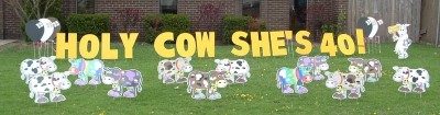 Holy Cow Yard Cards & Signs Rentals Cincinnati Ohio